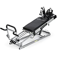 CapitalSports Pilato Pilates Reformer (Banco de Ejercicios- 120kg máx- Altura Regulable- Multifuncional- Entrenamiento…